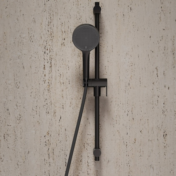 Лейка душевая Aiger черная матовая Iddis (AIG4FB0i18)