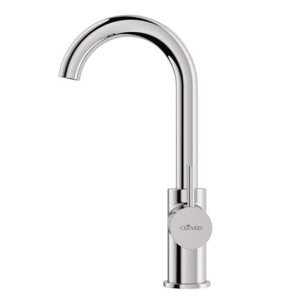 Смеситель для раковины Cezares Leaf хром (LEAF-LSM-A-L-01-W0)