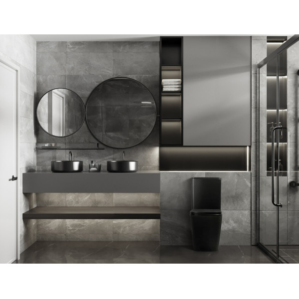 Унитаз подвесной Abber Bequem 365x610x835 белый (AC1210T)