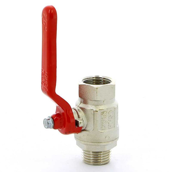 Кран Itap 1/2" ВН шаровый Ideal (красная ручка) (0910012) Кран Itap 1/2" ВН шаровый Ideal (красная ручка) (0910012)