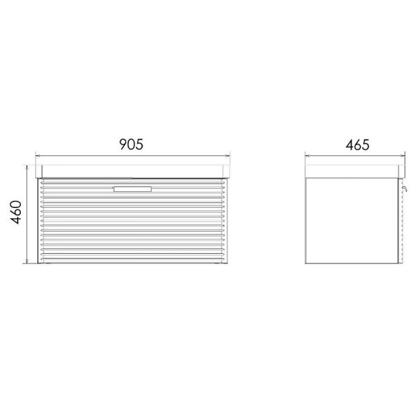 Тумба подвесная с раковиной Comforty Танжер 900x465x460 белый матовый (00-00019566) Тумба подвесная с раковиной Comforty Танжер 900x465x460 белый матовый (00-00019566)