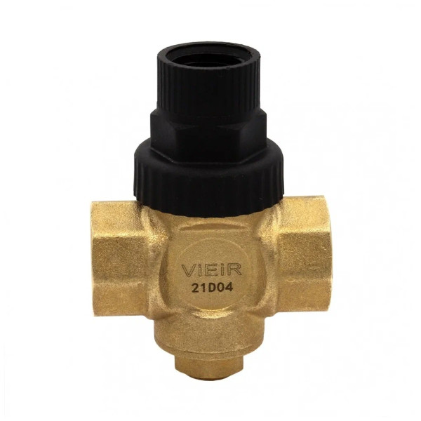 Редуктор давления 1/2" ВВ Vieir 1-4 бар PN 16 с отверстием под манометр (поршневой) (VR720)