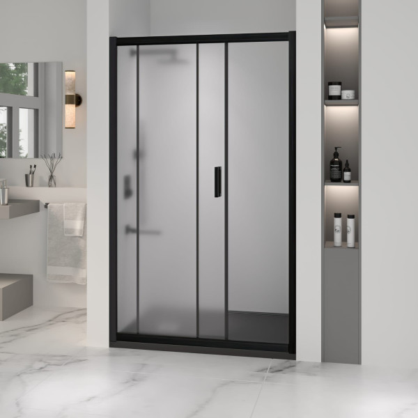 Душевая дверь RGW Passage 120x195 стекло матовое-сатинат, профиль черный (350801612-24) Душевая дверь RGW Passage 120x195 стекло матовое-сатинат, профиль черный (350801612-24)