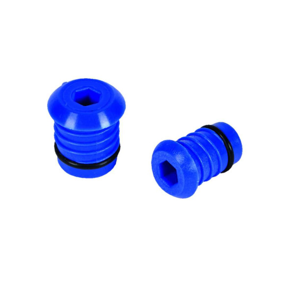 Заглушка тестовая для м/пл труб 16 мм. Henco (синяя) (TESTPLUG16)