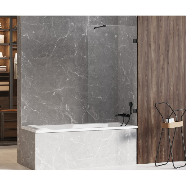 Душевая шторка на ванну NEW TRENDY Avexa 100 см (EXK-1981-WP) Душевая шторка на ванну NEW TRENDY Avexa 100 см (EXK-1981-WP)