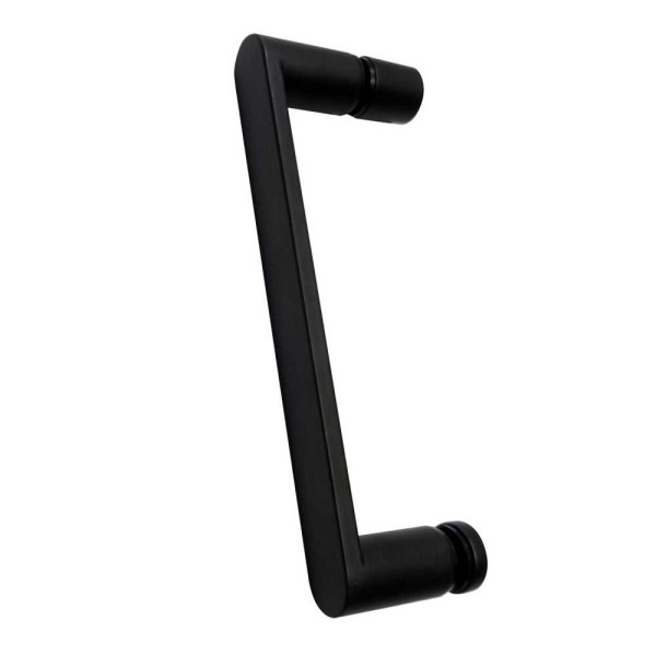 Душевой уголок Abber Sonnenstrand 80x80 стекло прозрачное, профиль черный (AG04080B-S80B)