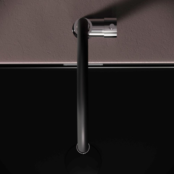 Смеситель для кухни AM.PM X-Joy S с гибким изливом черный/хром (F85B07602)