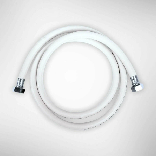 Шланг для газа 3000 мм 1/2" ВВ 10x15 мм (ПВХ, белый) ELKA
