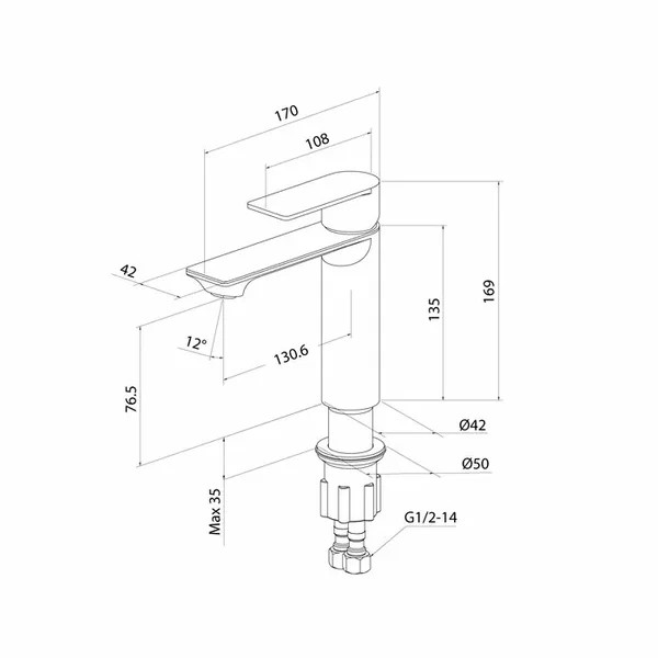 Смеситель для раковины Milardo Maze черный (MAZBL00M01) Смеситель для раковины Milardo Maze черный (MAZBL00M01)