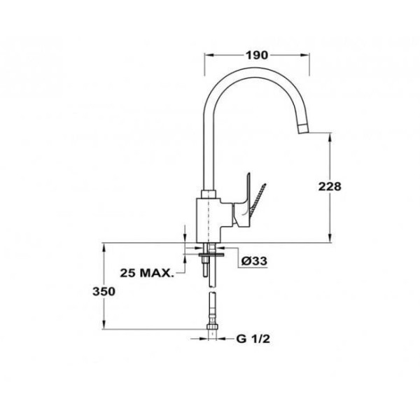 Смеситель для кухни Mofem Trend Plus 308 (152-1563-00) Смеситель для кухни Mofem Trend Plus 308 (152-1563-00)
