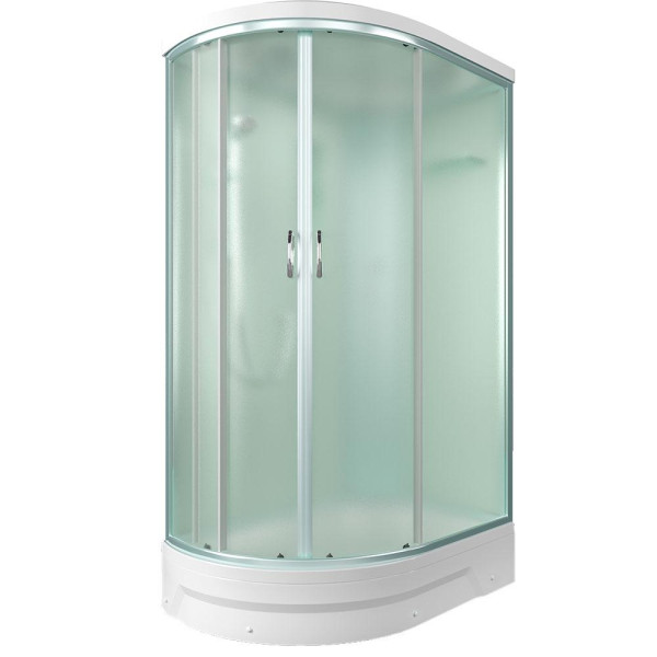 Душевая кабина Erlit 90х90 стекло матовое, профиль хром (ER 351226R-C3-RUS)
