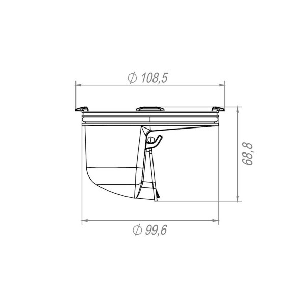 Незамерзающий гидрозатвор Fachmann для трапов серий 310, 510, 520 (04.116)