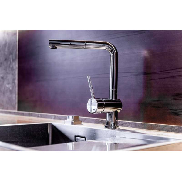 Смеситель для кухни Omoikiri Koriyama-S цвет нержавеющая сталь (4991006) Смеситель для кухни Omoikiri Koriyama-S цвет нержавеющая сталь (4991006)