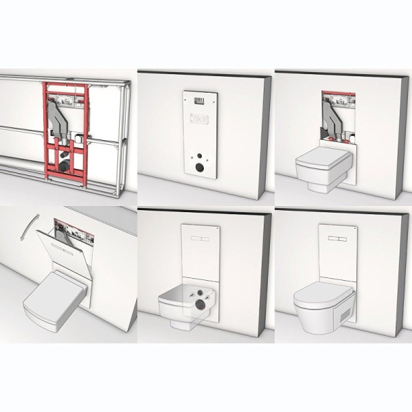 Клавиша смывная Tece TECElux Белый (9650002) Клавиша смывная Tece TECElux Белый (9650002)