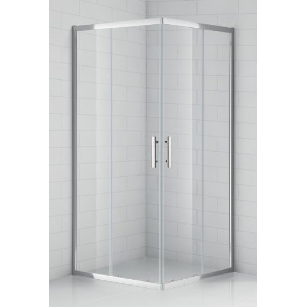 Душевой уголок Cezares Eco 90x90x190 стекло прозрачное (ECO-A-2-90-C-Cr)