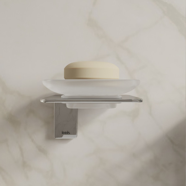 Мыльница матовое стекло сплав металлов Slide хром Iddis (SLISCG0i42) Мыльница матовое стекло сплав металлов Slide хром Iddis (SLISCG0i42)