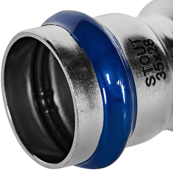 Муфта 35х28 однораструбная Stout SSS-2020 НПр-ВПр (нерж.ст., пресс) SSS-2020-003528 Муфта 35х28 однораструбная Stout SSS-2020 НПр-ВПр (нерж.ст., пресс) SSS-2020-003528