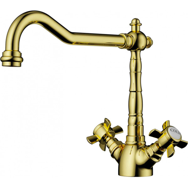 Смеситель для кухни Omoikiri Tokigawa-G золото (4994375)