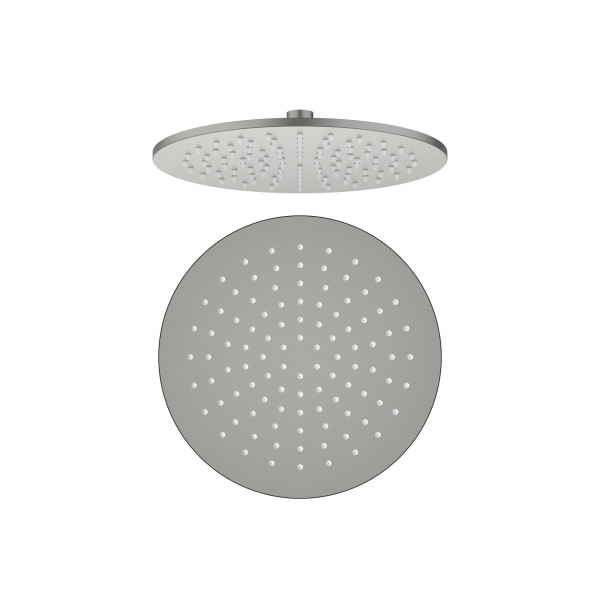 Верхний душ Aquatek 250 мм шлифованный черный хром (AQ2077BGM)