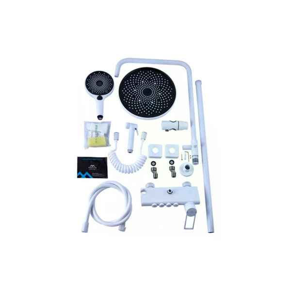 Душевая система Fashun с гигиенической лейкой белый (A2483-8) Душевая система Fashun с гигиенической лейкой белый (A2483-8)