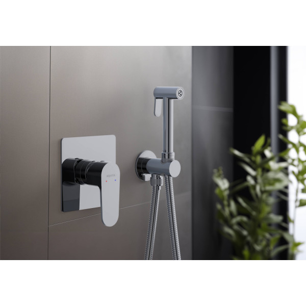 Смеситель с гигиеническим душем Aquatek Оберон хром (AQ1219CR) Смеситель с гигиеническим душем Aquatek Оберон хром (AQ1219CR)