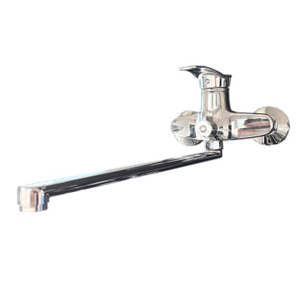 Смеситель для ванны и душа L2201 хром, плоский излив 40F Ligeya (L2201 Ligeya)