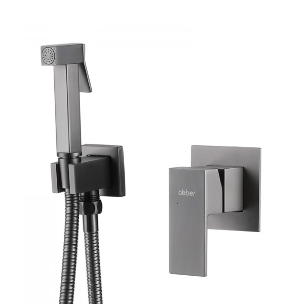 Смеситель с гигиеническим душем Abber Daheim никель (AF8225NG) Смеситель с гигиеническим душем Abber Daheim никель (AF8225NG)