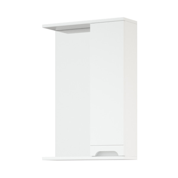 Шкаф зеркальный Melodia Омега 50 белый (MFR80006WT)