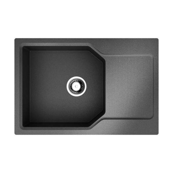 Мойка для кухни врезная Omoikiri Yonaka 78-LB-BL 780х510 черный (4993341)