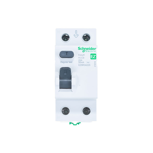 Выключатель дифференциального тока Schneider Electric EASY 9 (УЗО) 2п 25А 30Ма AC (EZ9R34225 / ETM8371145) Выключатель дифференциального тока Schneider Electric EASY 9 (УЗО) 2п 25А 30Ма AC (EZ9R34225 / ETM8371145)