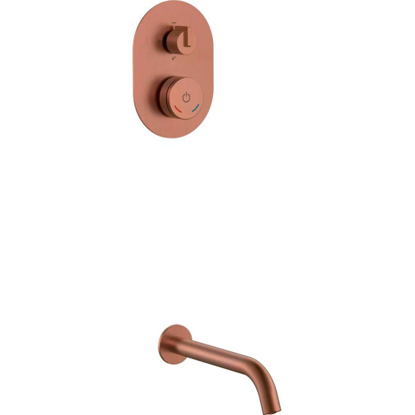 Смеситель для ванны Boheme TECH BRB (брашированная бронза) (154-BRB)