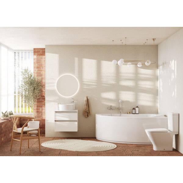 Ванна акриловая Roca Luna 115x170x52 R белая (7.2486.4.100.0)