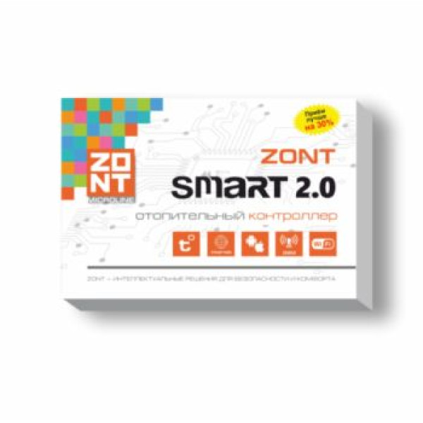 Контроллер GSM / Wi-Fi Zont Smart 2.0 (ML00004479) Контроллер GSM / Wi-Fi Zont Smart 2.0 (ML00004479)