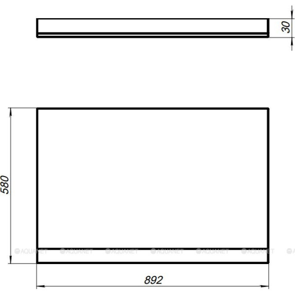 Экран торцевой для ванн Aquanet Grenada 90 белый (139573) Экран торцевой для ванн Aquanet Grenada 90 белый (139573)