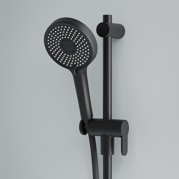 Лейка душевая Optima Home черная матовая Iddis (OPH3FB0i18)