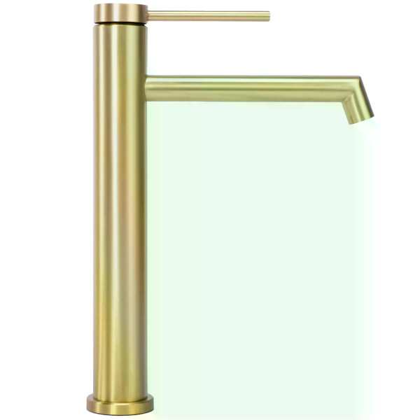 Смеситель для раковины Rea Foss золото матовое (REA-B5319) Смеситель для раковины Rea Foss золото матовое (REA-B5319)