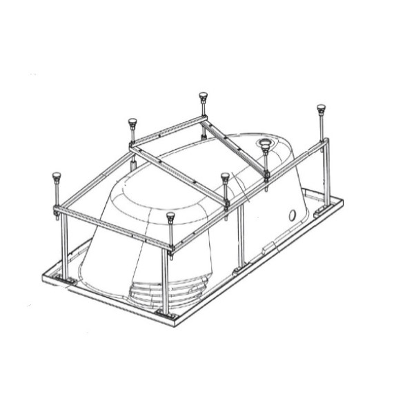 Монтажный комплект для ванны Roca Merida 170х100 (ZRU9302994)