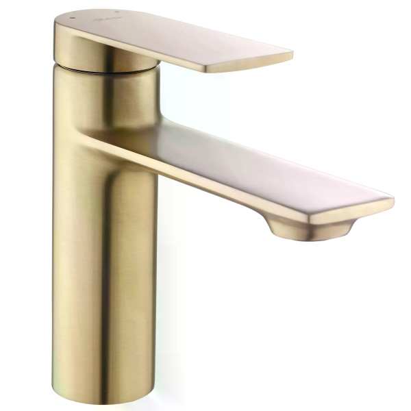 Смеситель для раковины Rea Storm золото матовое (REA-B7960)