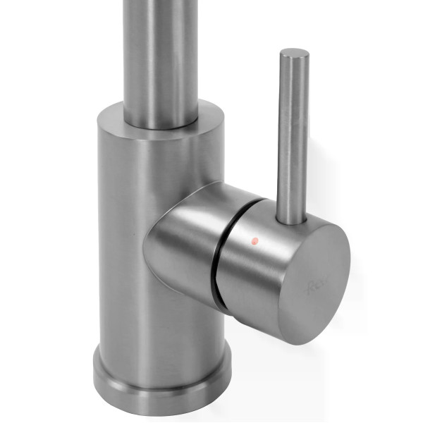 Смеситель для кухни Rea Colin с выдвижным изливом никель (REA-B0417)