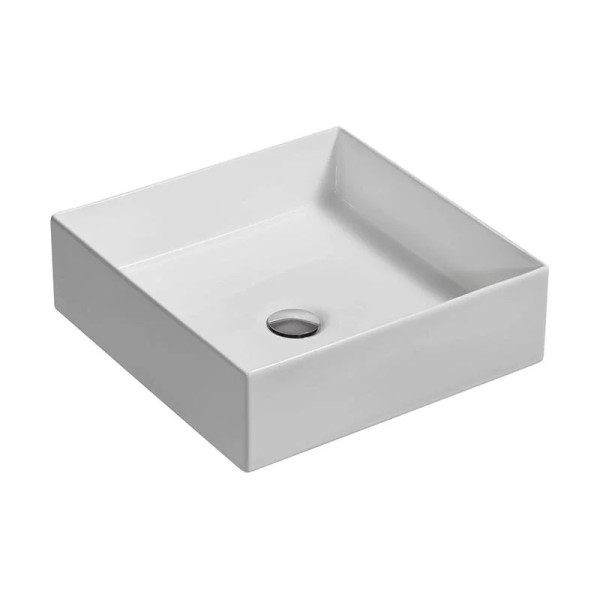 Раковина накладная Jacob Delafon Delta Pure 39x39 белая (E90011-0)