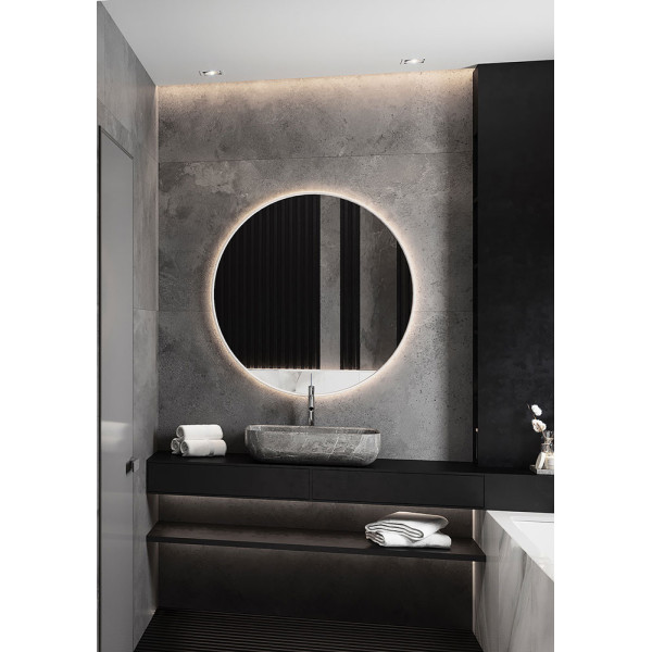 Зеркало Azario Плаза-2 D770 c подсветкой и диммером, сенсорный выключатель, подогрев (LED-00002246) Зеркало Azario Плаза-2 D770 c подсветкой и диммером, сенсорный выключатель, подогрев (LED-00002246)