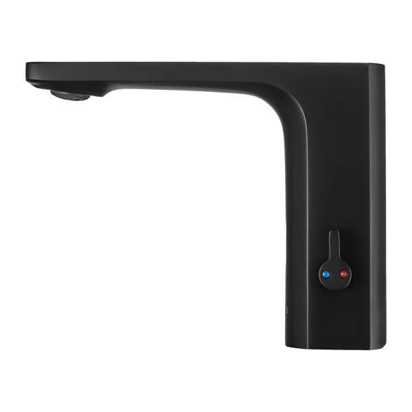 Смеситель для раковины Swedbe Europe 6000B сенсор с ручной регулировкой темп. воды черный (6000B)