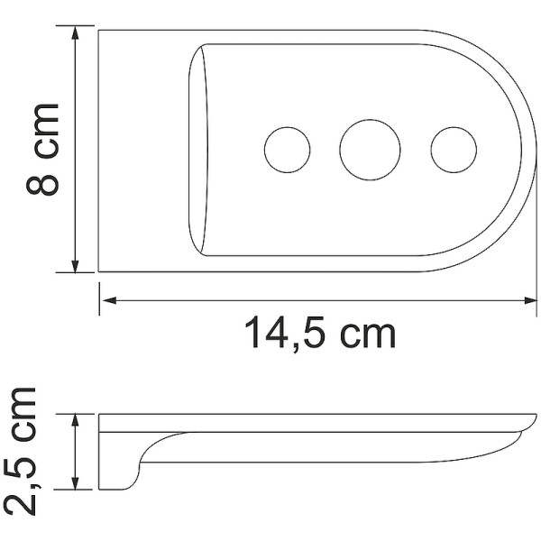 Мыльница WasserKRAFT Kammel (K-8369)