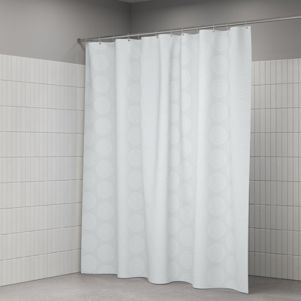 Шторка для ванн текстильная Iddis Base 240x200 белая (BD04P24i11)