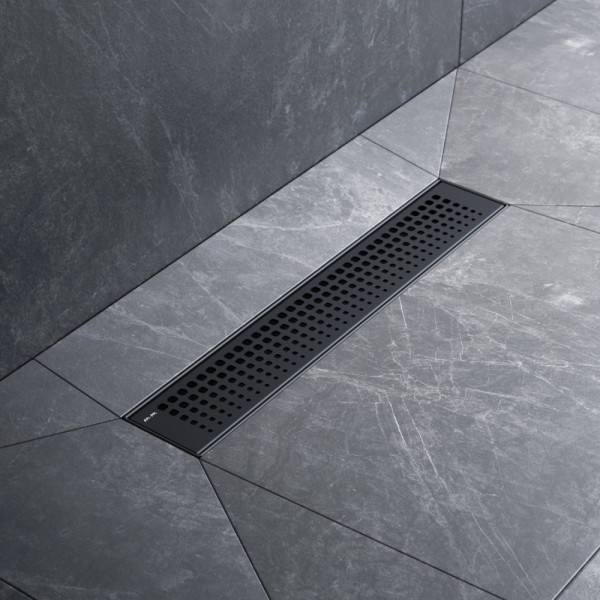 Душевой лоток AM.PM MasterFlow линейный универс затвор Cut Gradient 40 см черн мат (W01SC-P11-040-01BM)