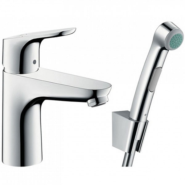 Смеситель для раковины Hansgrohe Focus хром, с донным клапаном (31927000) Смеситель для раковины Hansgrohe Focus хром, с донным клапаном (31927000)
