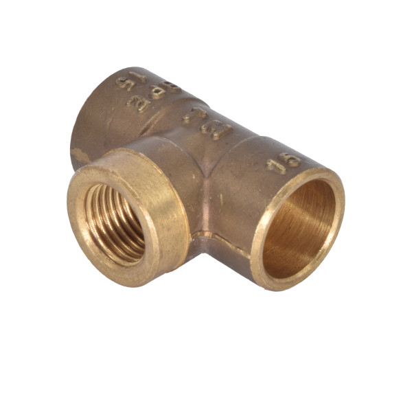 Тройник переходной 15*1/4"В*15 (пайка) Tiemme 6023G150215