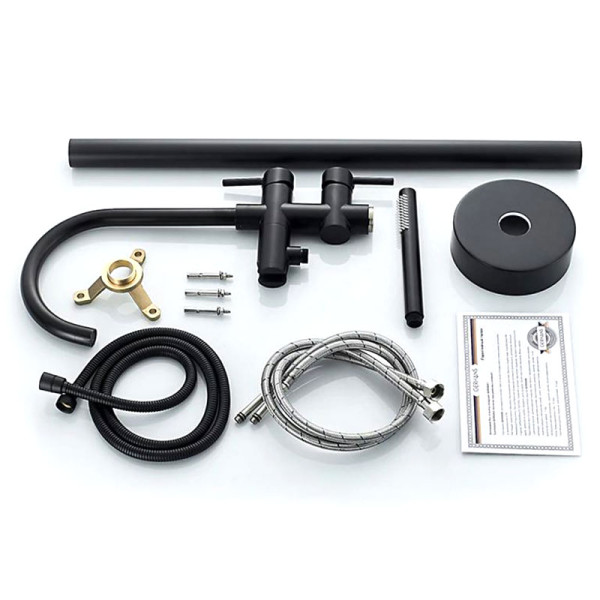 Смеситель напольный Gerhans черный (K13219B)