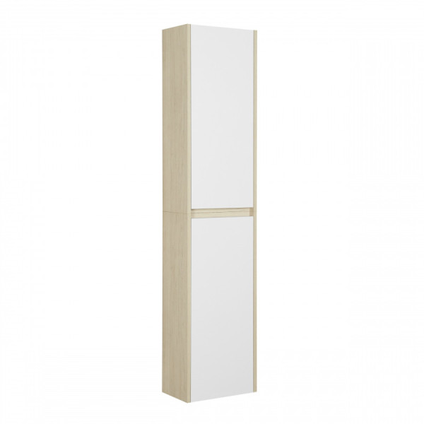 Шкаф подвесной Aquaton Сканди 350x230x800 белый, дуб верона (1.A255.0.03S.DB2.0)