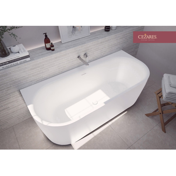 Ванна акриловая Cezares Metauro 180x80x60 белый (METAURO-INT-Wall-180-80-60)